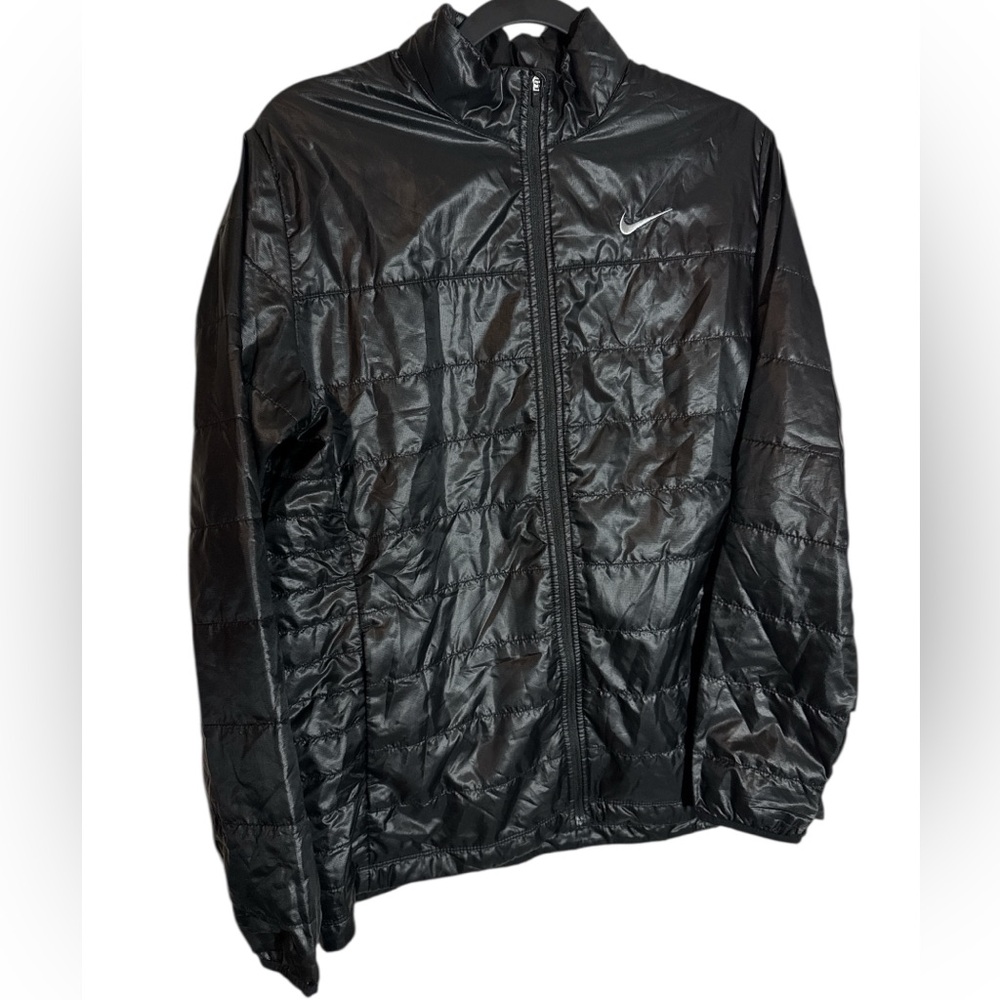 Nike Thermal Puffer Golf Women’s XL Black Coat Jacket Lightweight 845072-010